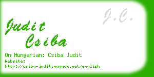 judit csiba business card